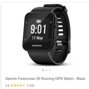 Garmin forerunner 35 GPS Running watch Black